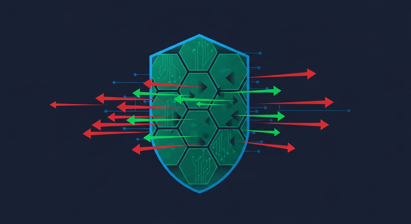 Prompt injection security illustration